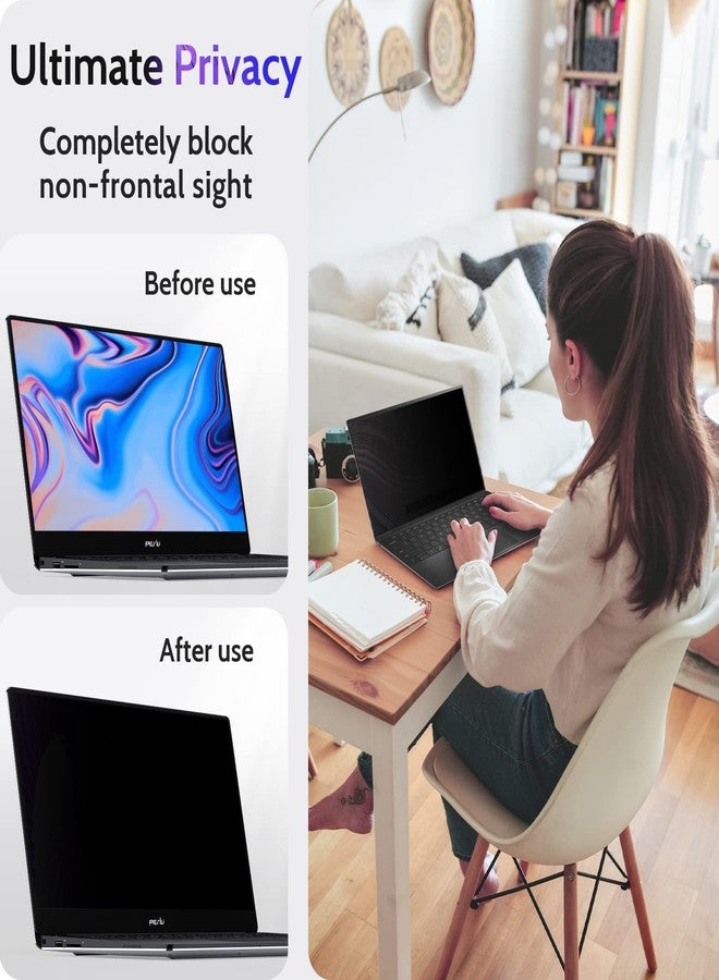 Peslv 17.3 Inch Laptop Privacy Screen Compatible With Lenovo Hp Dell Acer Asus Thinkpad Envy, 16:9 Aspect Removable Anti Glare Blue Light Filter Protector, 17.3inch Computer Monitor Security Shield - Image 2